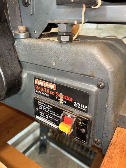 Craftsman 4 x 36 in. Belt/Disc Sander