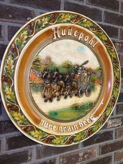 Hudepohl Pure Grain Beer Decorative Plate image