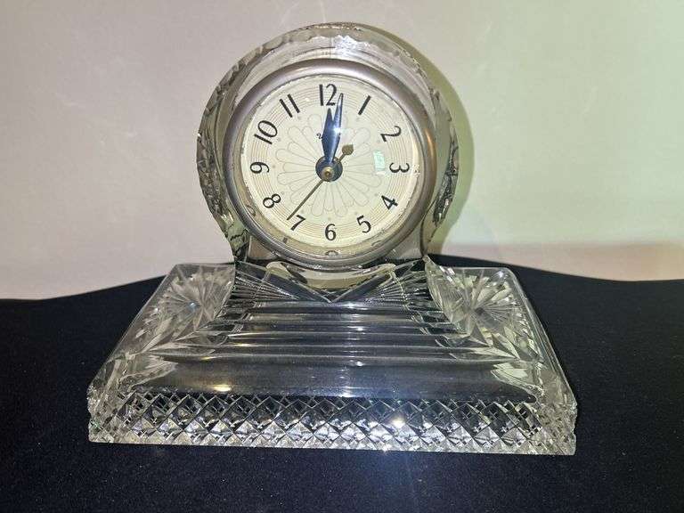 United Clock Corp. Crystal Electric Mantel Clock image