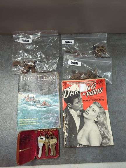 Ford Times Magazine July 1968, Paperback and Keys Lot image