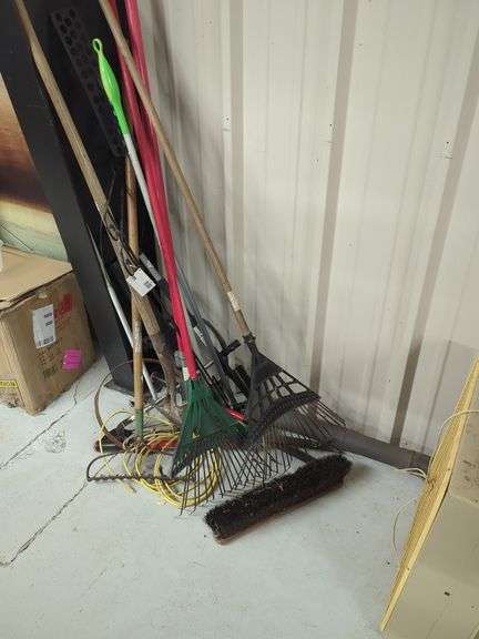Lot of Various Garden and Yard Tools image