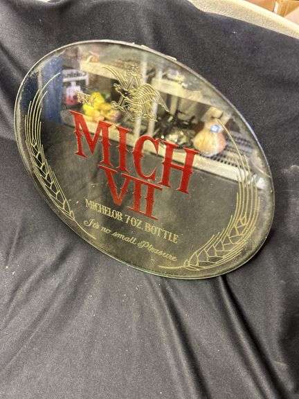 Michelob VII 7oz Bottle Beer Mirror image