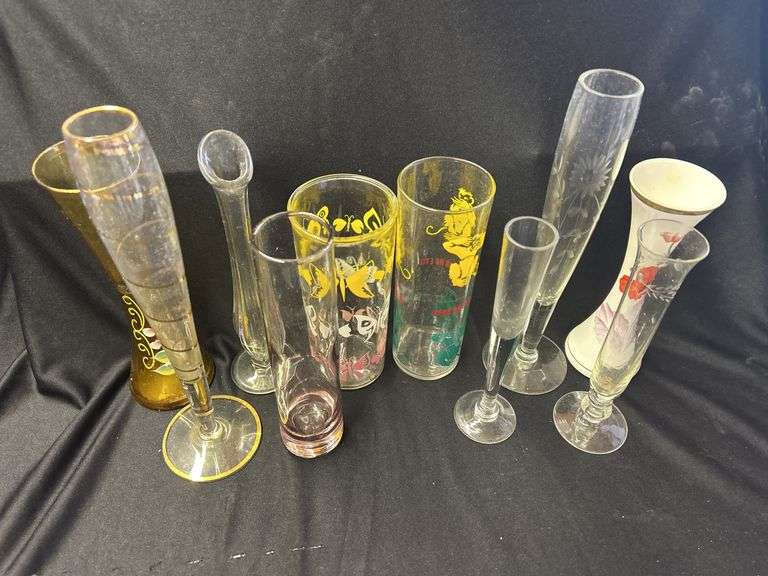 Collection of Decorative Vases and Glasses image