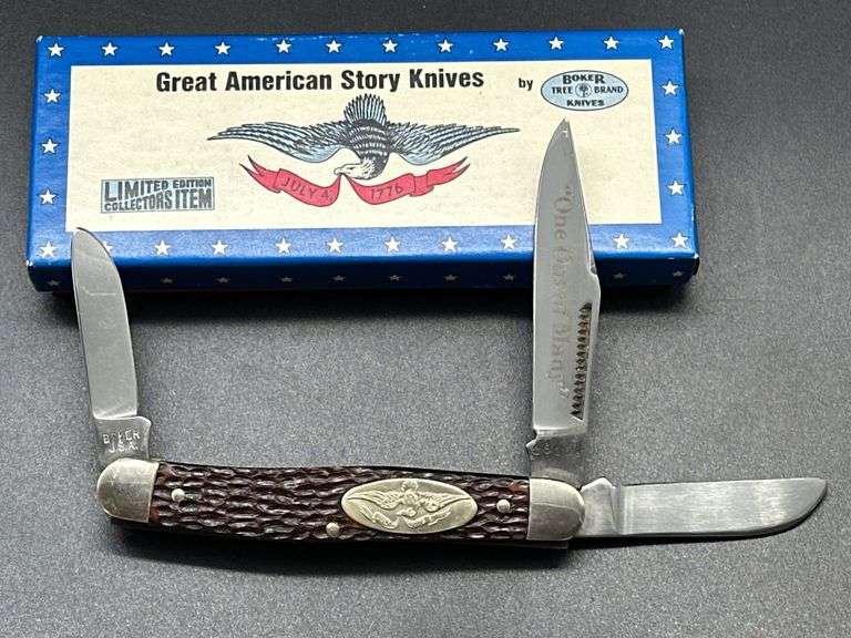 Boker U.S.A. Great American Story Knives Limited Edition Collector's Item image