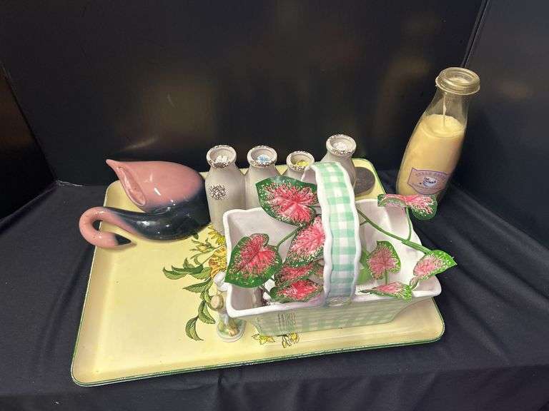 Decorative Tray with Collectible Items image