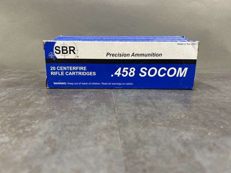 SBR .458 SOCOM 20 Centerfire Rifle Cartridges image