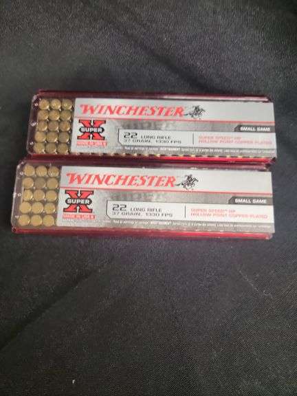 WINCHESTER SUPER X 22 LR 40 GR TWO 100 RD BOXES image