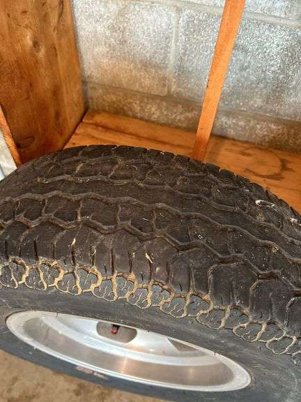 Set of Four Uniroyal 205/75R14 M/S Tires on Aluminum Wheels