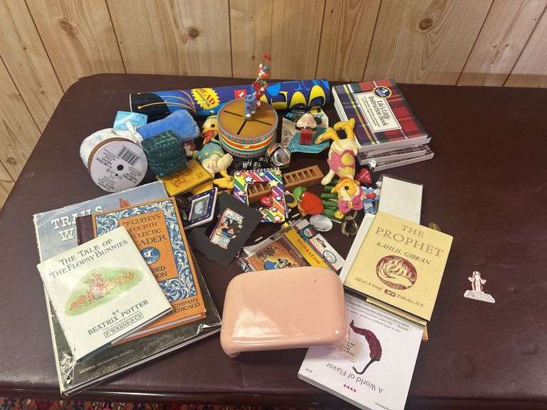 Mixed Lot: Books, Toys, Mickey Mouse Memorabilia, and More image