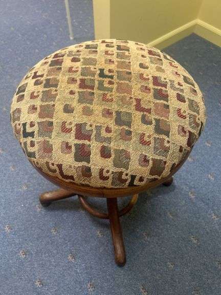 Upholstered Round Stool image