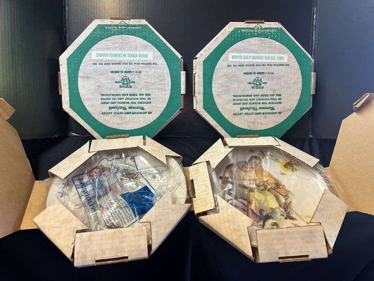 Norman Rockwell Gorham Plates - 1973 Four Seasons Series image