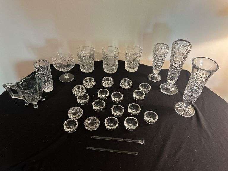 Assorted Crystal Glassware Collection image