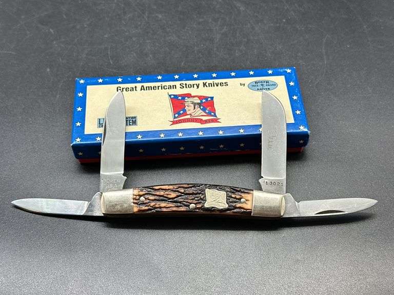 Boker Great American Story Knives "Johnny Reb" Limited Edition Knife with Box image