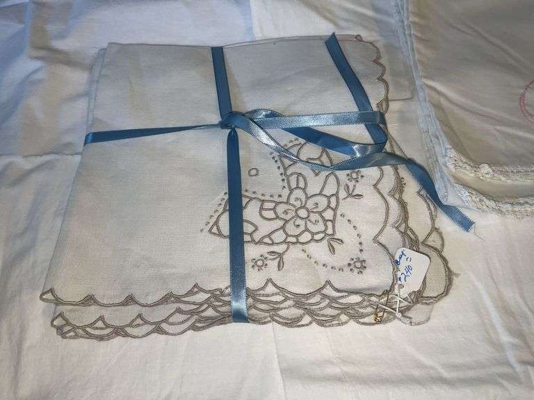 Embroidered Bedding Set - Pillowcases, and More image