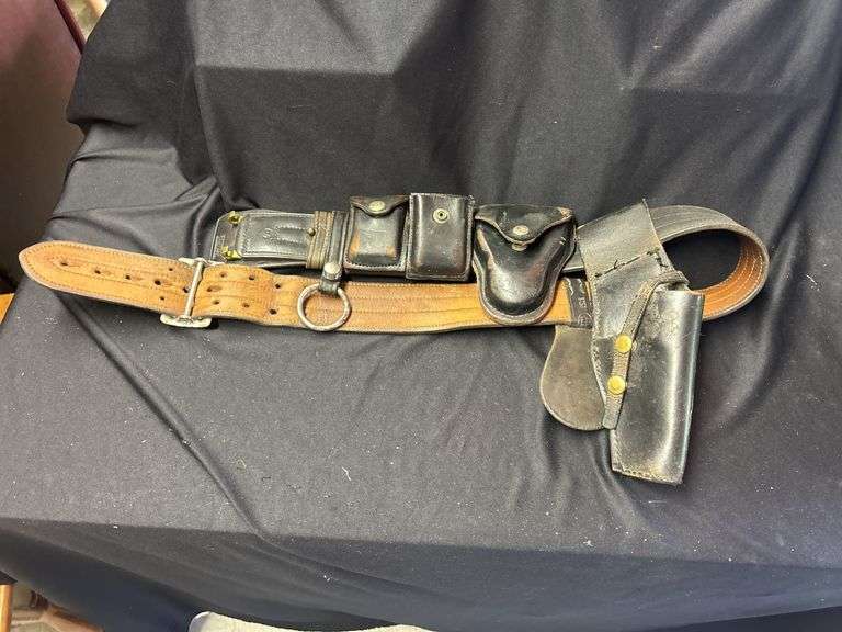 Duty Belt with Holster and Accessories image