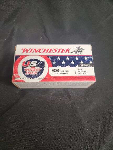 WINCHESTER 38 SP 130 GR FULL METAL JACKET 50 RD NEW BOX image