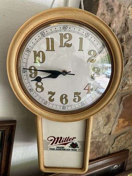 Miller Beer Advertising Wall Clock image