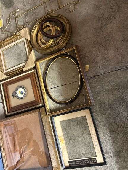 Collection of Picture Frames and Display Stand image
