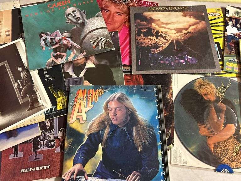 Collection of Rock and Pop Vinyl Records image