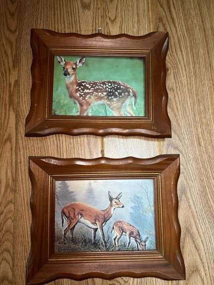Framed Wildlife Art Prints by Ruane Manning - Deer Theme