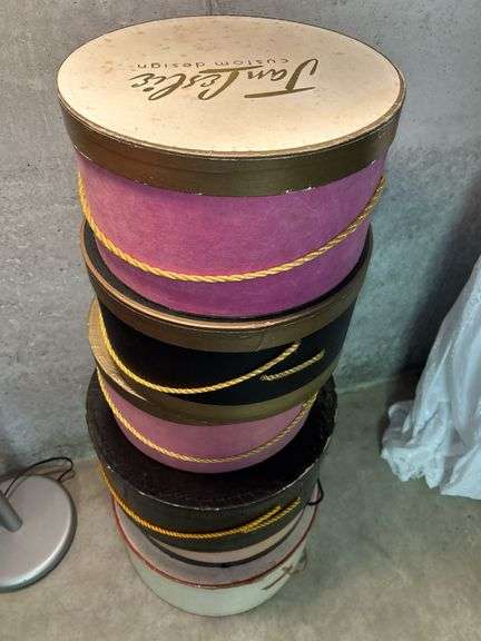 Collection of Vintage Style Hat Boxes image