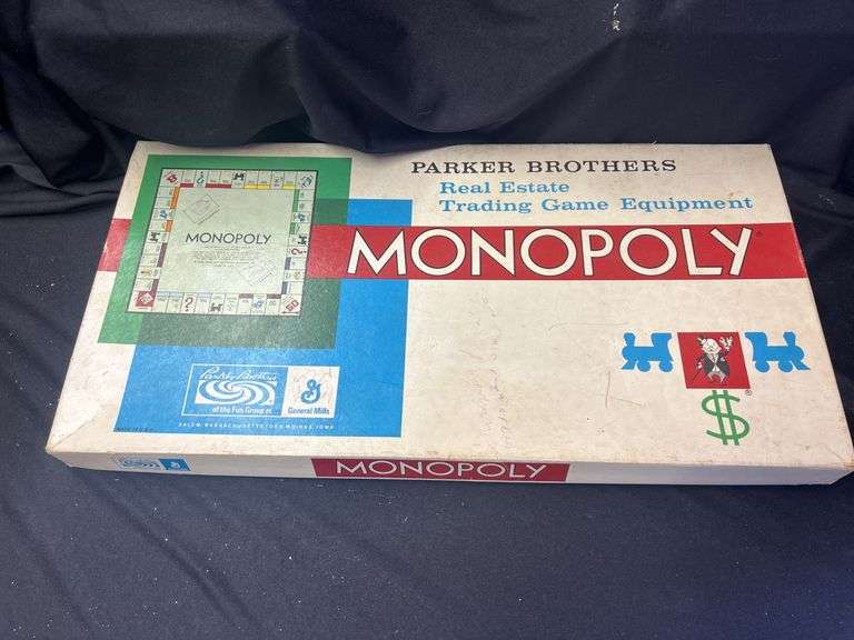 Parker Brothers Monopoly Real Estate Trading Game Equipment image