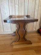 Small Decorative Wood Side Table