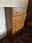 Tall Wooden Chest of Drawers