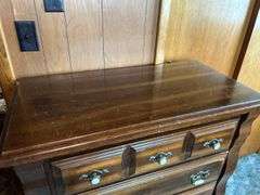 Wood Dresser Chest with Five Drawers