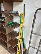 Garage Storage Shelf, Tools, Hand Truck, and Accessories