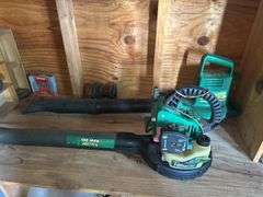 Two Weed Eater Blowers
