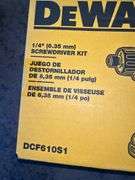 DeWalt DCF610S1 1/4" Screwdriver Kit