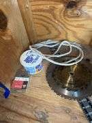 Shelf Lot with Saw Blade, Sprayer, Ruler, and More