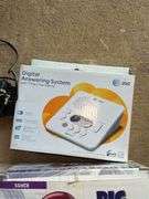 Mixed Electronics Lot: Kenwood CD Receiver, AT&T Answering Systems, SoundGear Clock Radio, and More