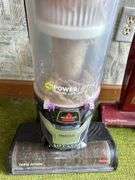Bissell Powerlifter Swivel Lift-Off Pet Vacuum, Eureka Superbroom Brush Up, and Bissell 2400 Carpet Sweeper