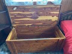 Wooden Cedar Chest Blanket Box