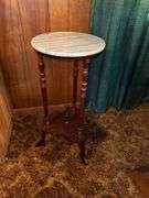 Marble Top Accent Table