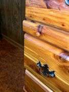 Wood Dresser with Mirror