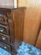 Wood Dresser Chest with Five Drawers