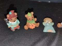 Ceramic Figurines - People, Owls, and Teddy Bears