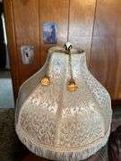 Lamp Table with Decorative Shade
