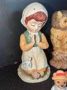 Ceramic Figurines - People, Owls, and Teddy Bears