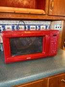 Kenmore Red Microwave Oven Model 721.66227700
