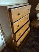 Tall Wooden Chest of Drawers