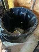 Three Assorted Trash Cans