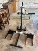 Adjustable Mower Jack with Wheels