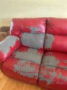 Red Power Reclining Sectional Sofa