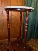 Marble Top Accent Table