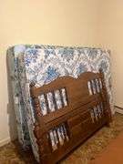 Wooden Headboard and Footboard