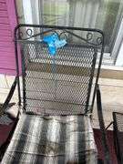 Wrought Iron Patio Set - Two Chairs and Table